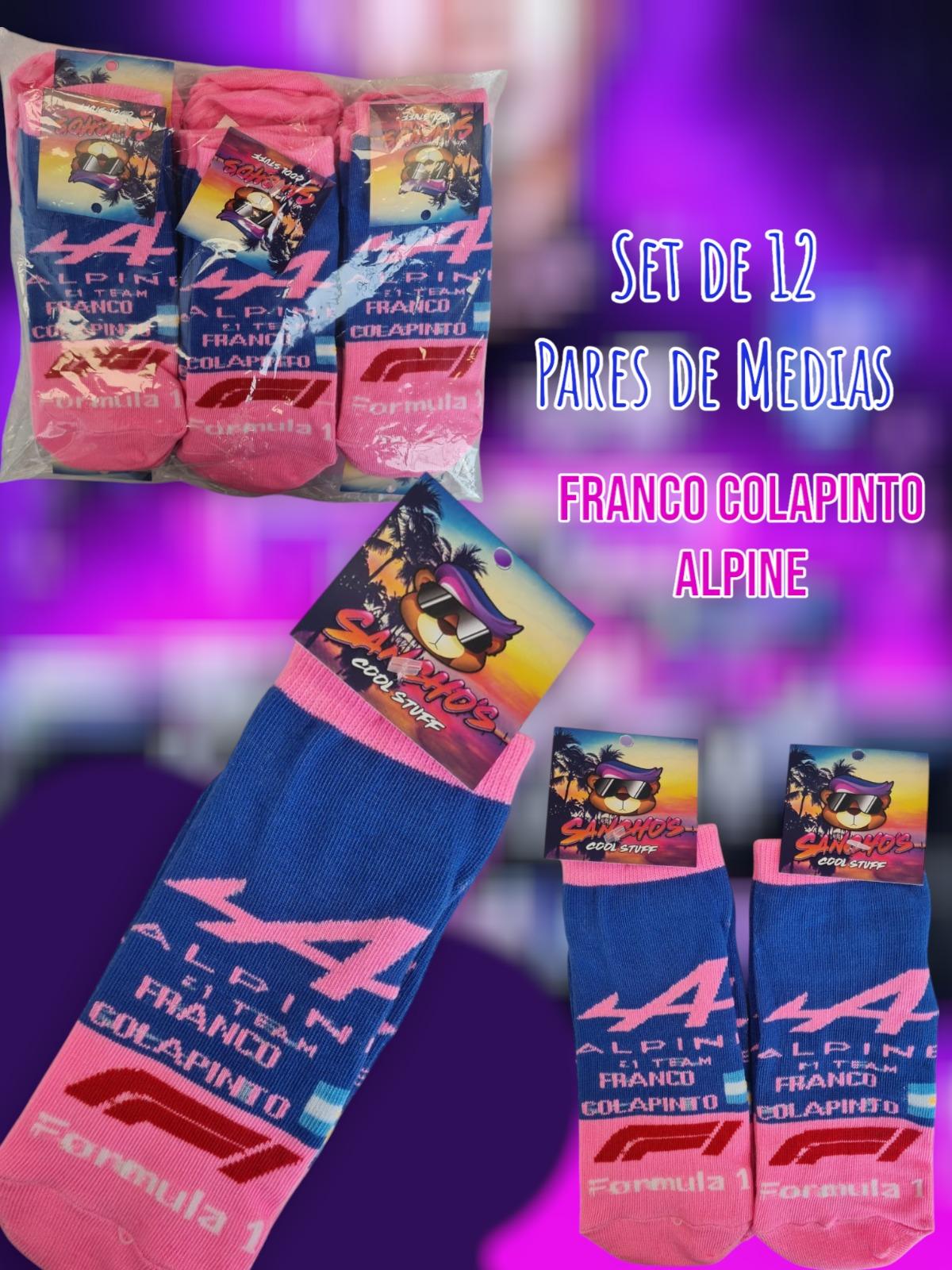 Set de 12 Pares de Medias Franco Colapinto Alpine