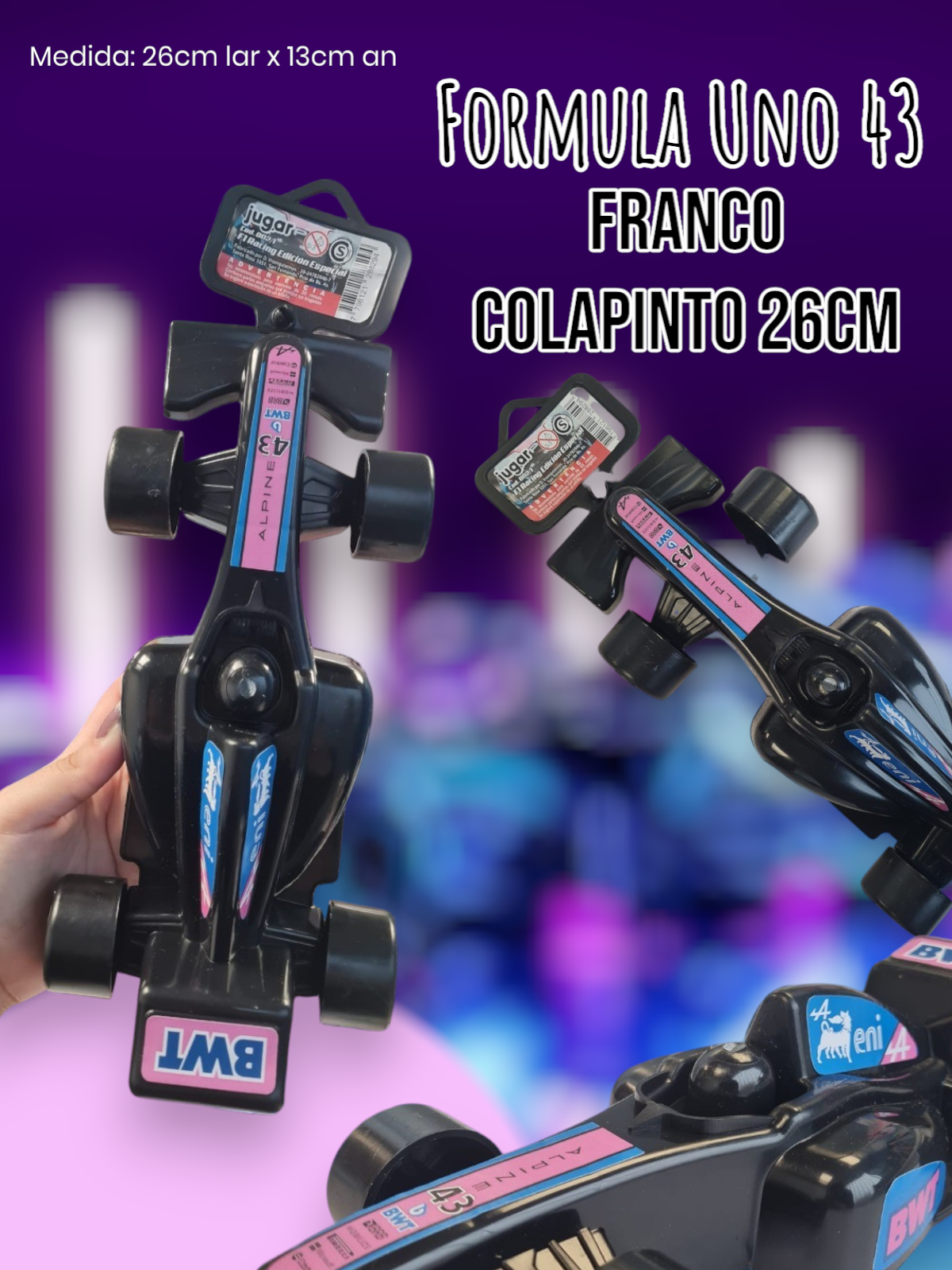 Auto Formula Uno 43 FRANCO COLAPINTO 26cm