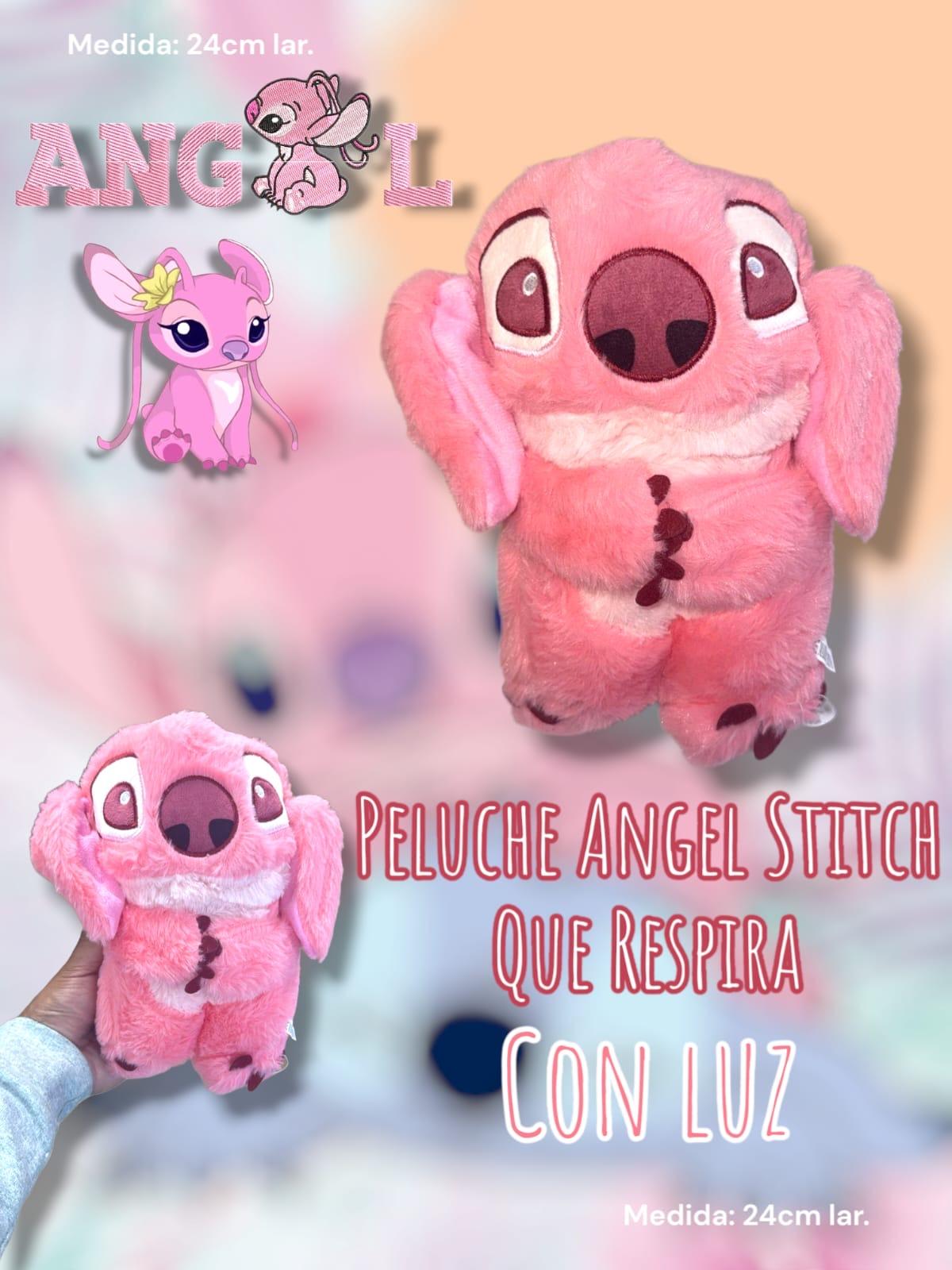 Peluche Stitch Angel que Respira  con Luz