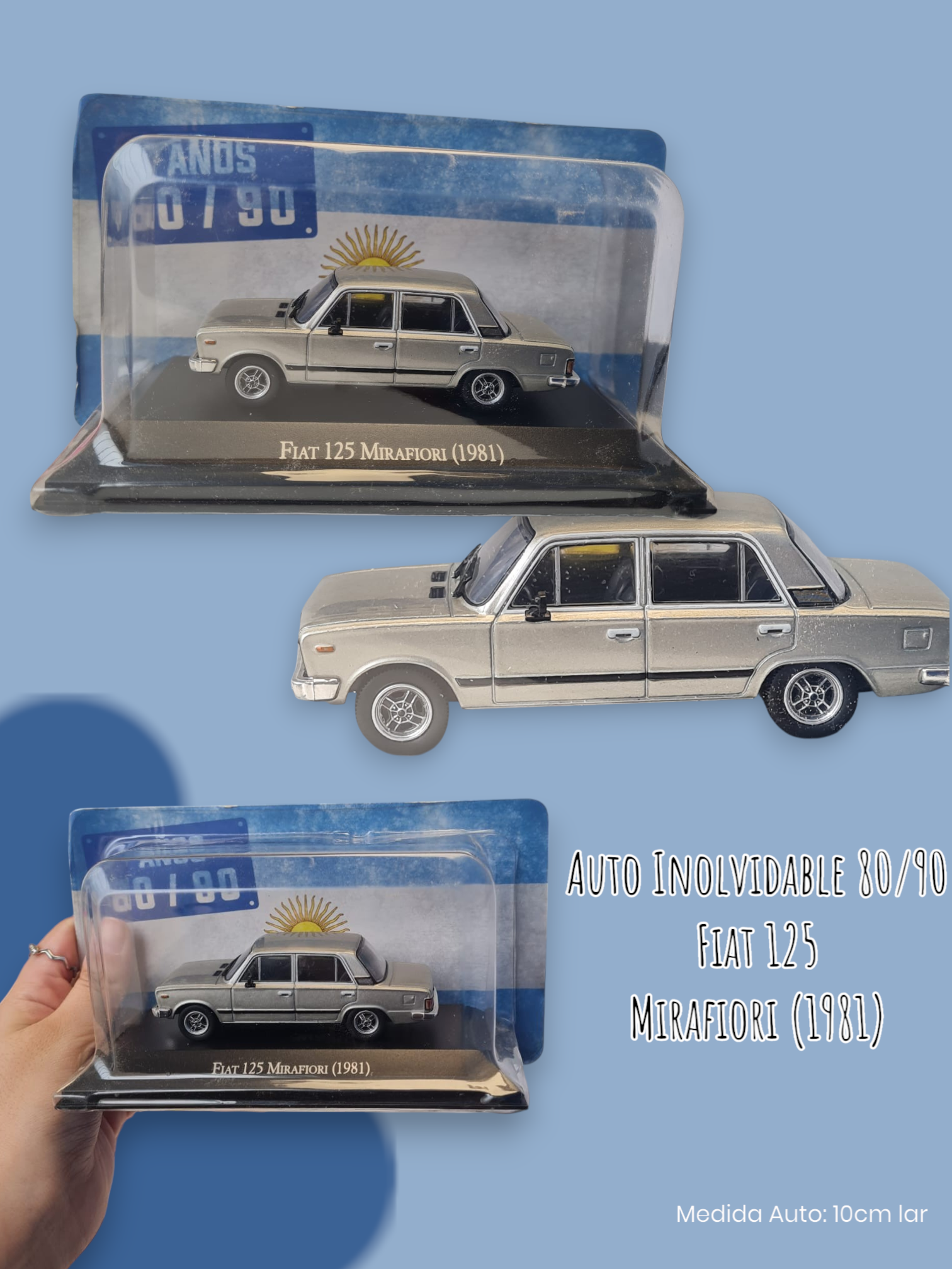 Auto Inolvidable 80/90 Fiat 125 Mirafiori (1981)