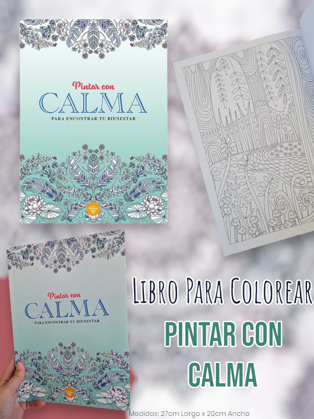 Libro para Colorear Pintar con Calma