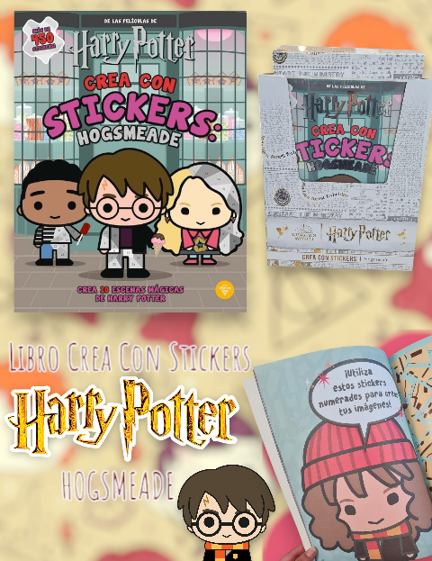 Libro Harry Potter Crea Con Stickers Hogsmeade 