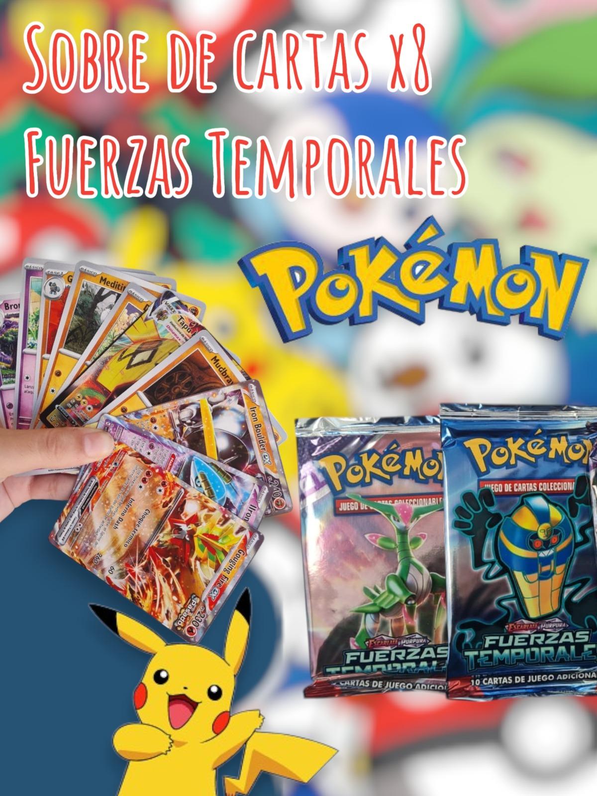 Sobre de Cartas x8 Pokemon Fuerzas Temporales 