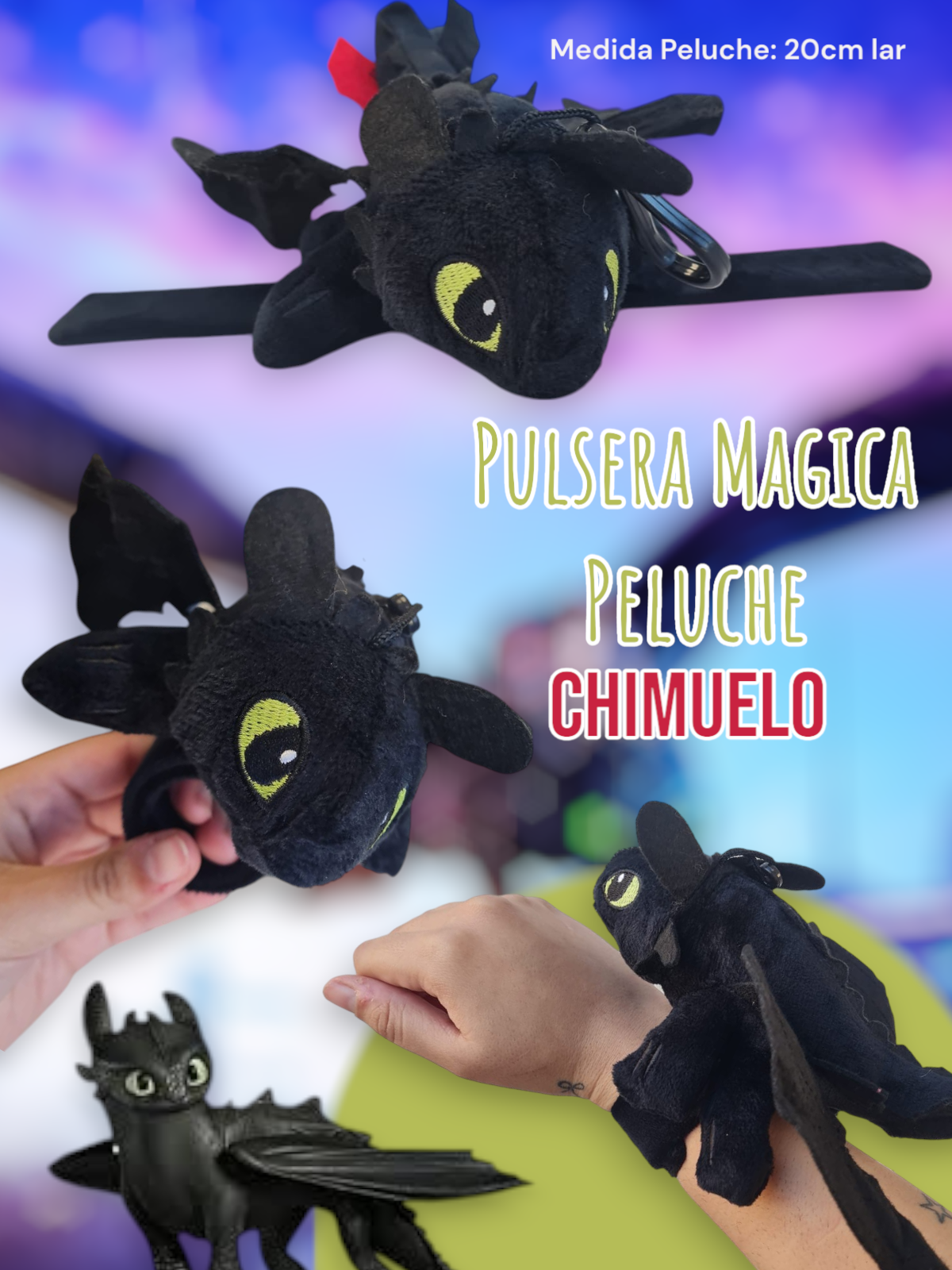 Pulsera Magica Peluche Chimuelo 