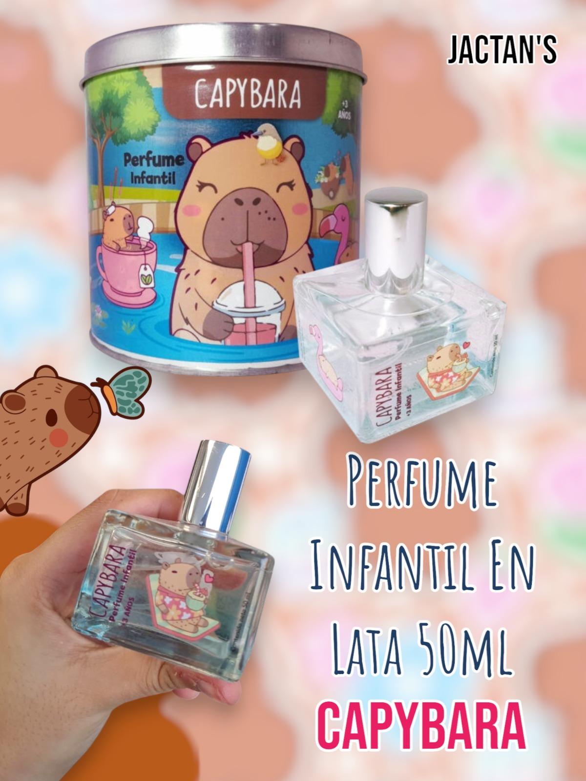 Perfume Infantil Capybara En Lata 50ml