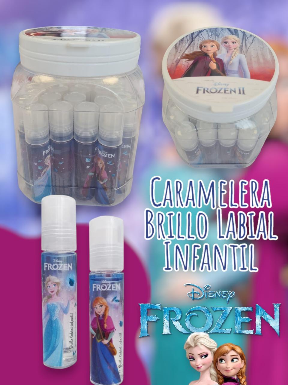 Brillo Labial Infantil Frozen en caramelera
