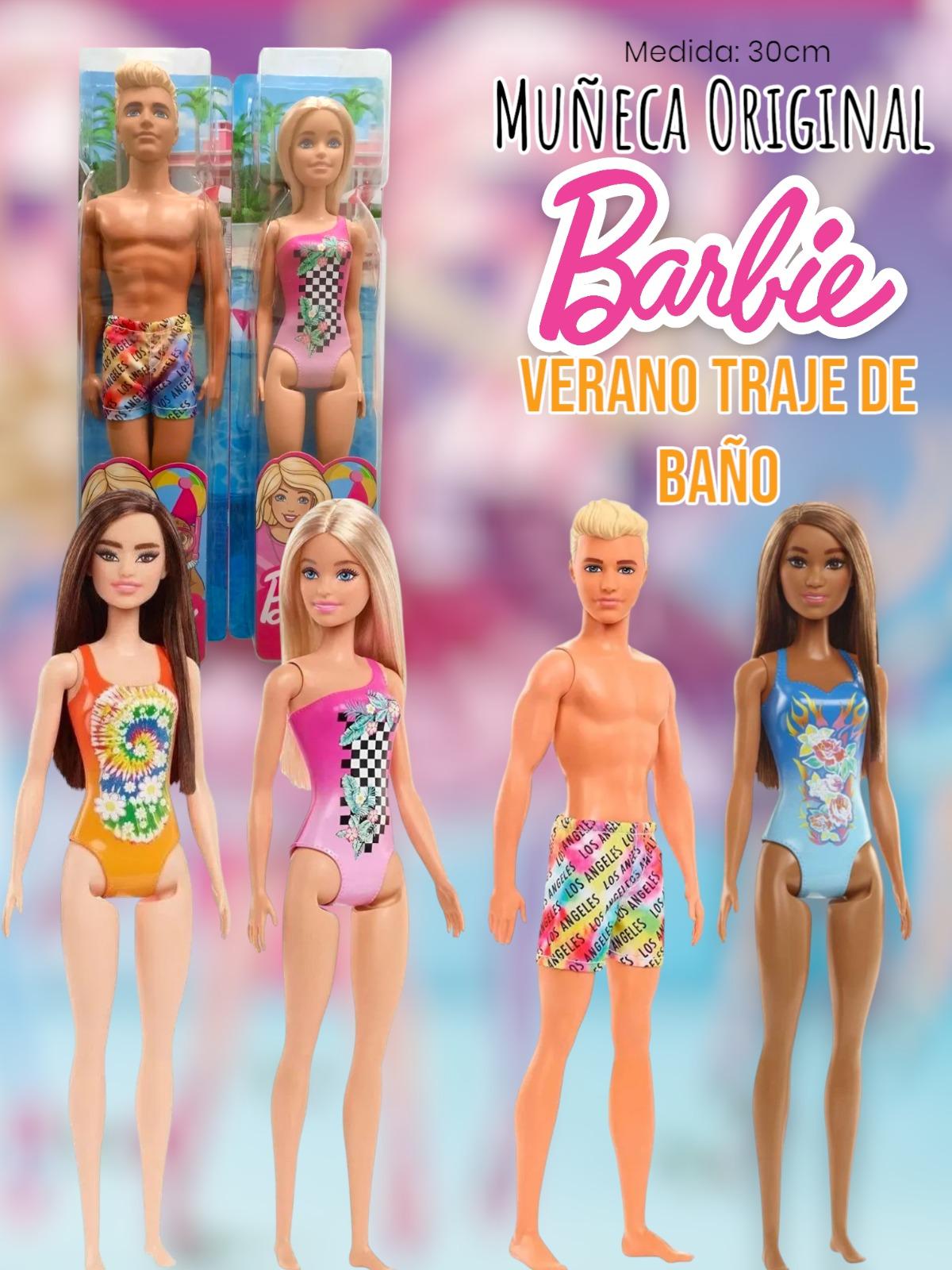 Muñeca Barbie Playa Traje de Baño 