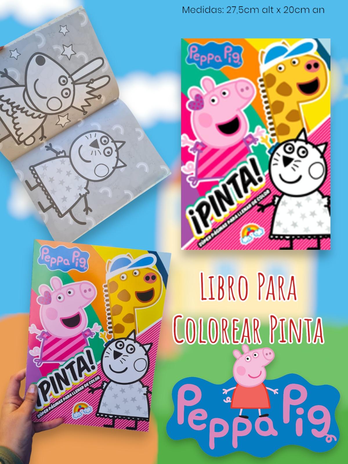 Libro Para Colorear Pinta Peppa Pig