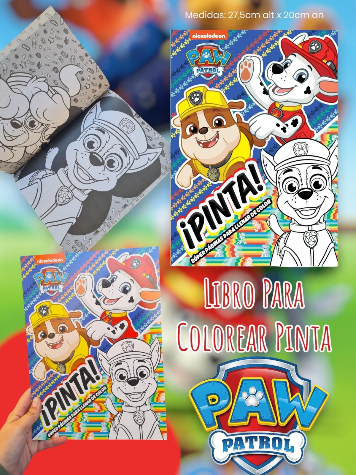 Libro Para Colorear Pinta Paw Patrol