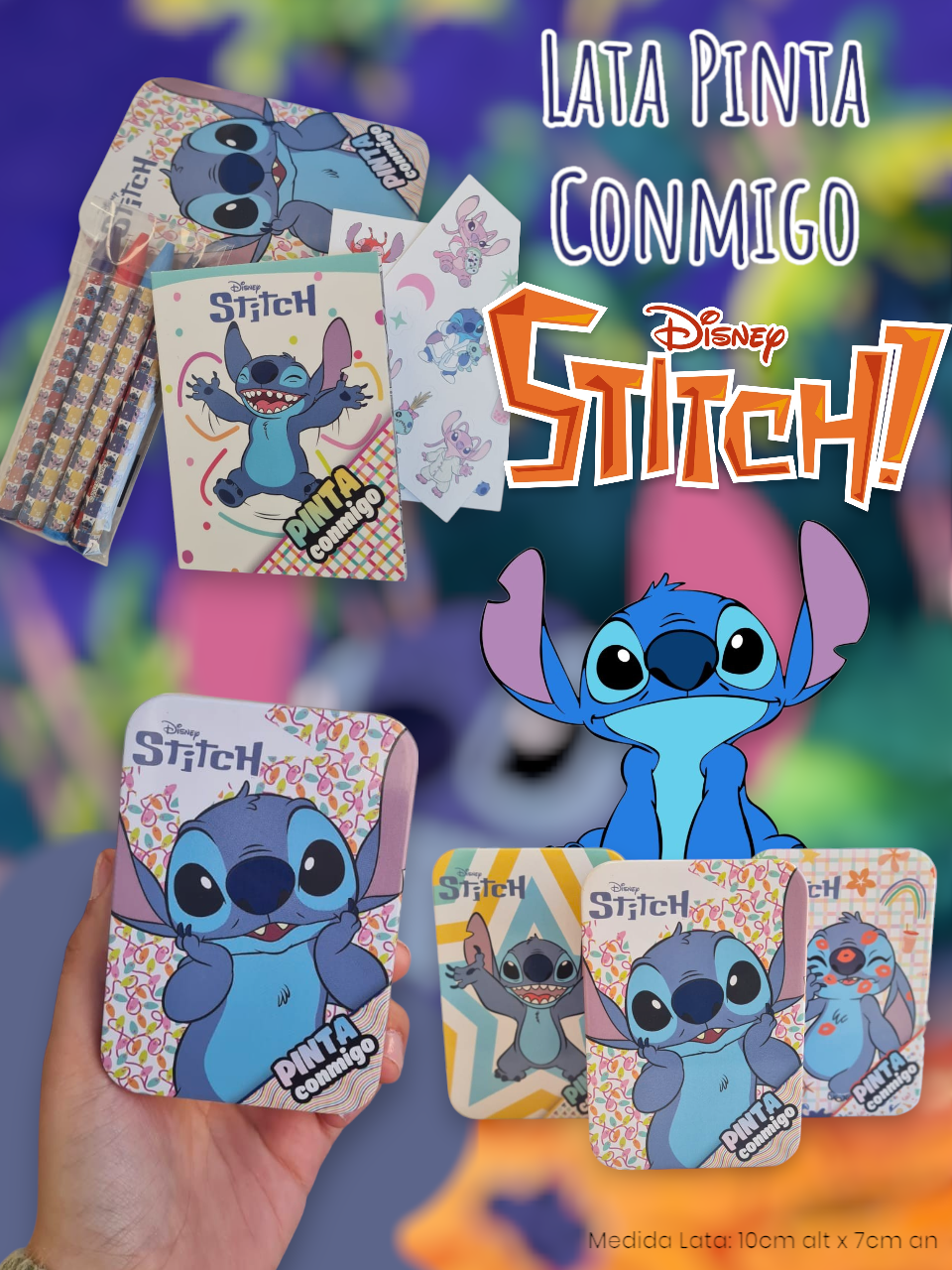 Lata Pinta Conmigo Stitch 