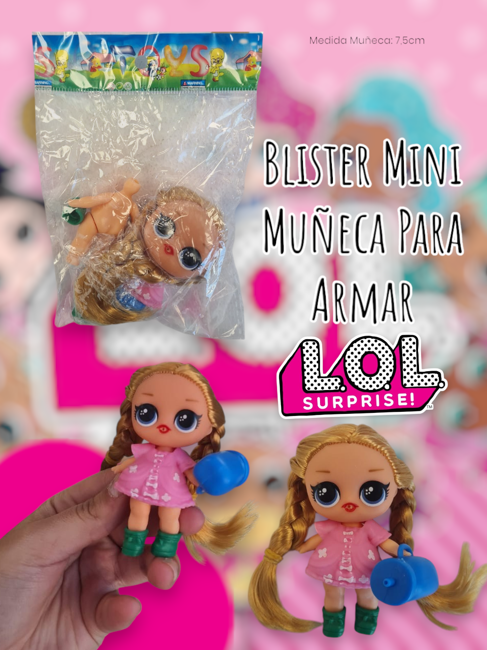 Blister Mini Muñeca Para Armar LOL Surprise