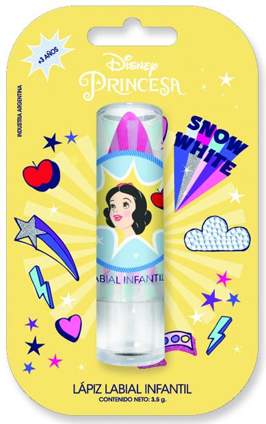 Labial Infantil Princesas en Blister Blanca Nieves