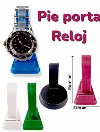 Pie porta reloj
