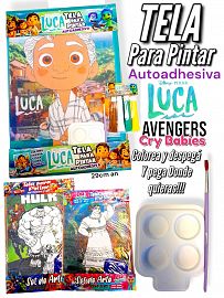 SET de arte Tela para Pintar Autoadhesiva Grande