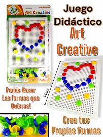 JUEGO DIDACTICO ART CREATIVE en blister grande