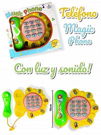 TELEFONO CON LUZ Y SONIDO  ( Magic Phone )