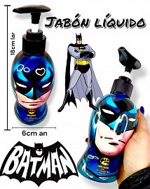 JABON INFANTIL LIQUIDO - BAT MAN CABEZA