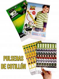 Pulseras de cotillon 8 unidades