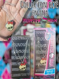 Collar con Dije en Caja Monster High