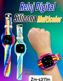 Reloj Digital Silicona Multicolor