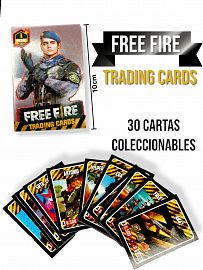 Mazo de Cartas FREE FIRE 10cm