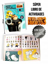 Super Libro de Actividades Mi Villano Favorito 3 27cm