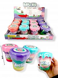 SUPER SLIME BUBBLE MUD x 12 8cm