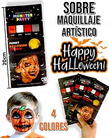 Sobre Maquillaje Artistico HALLOWEEN 20cm