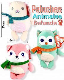 Peluche spandex Animales Bufanda 21cm