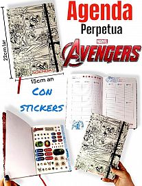 AGENDA AVENGER - PERPETUA  Licencia Oficial