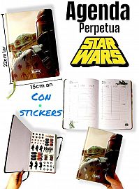 AGENDA  STAR WARS - PERPETUA Licencia Oficial