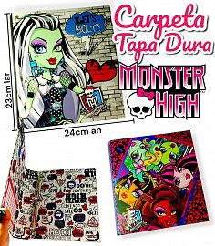 Carperta Tapa Dura MONSTER HIGH 3 x 40