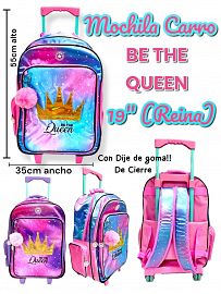 Mochila carro BE THE QUEEN 19