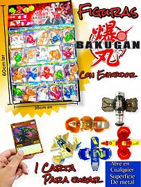 Figura BAKUGAN Con Exhibidor