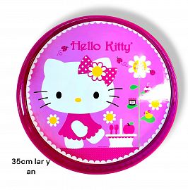H.KITTY BANDEJA REDONDA MEDIANA