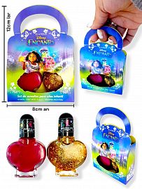 Set de 2 esmaltes ENCANTO Disney en valijita carton