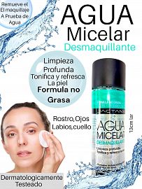 Agua Micelar Desmaquillante x 105ml
