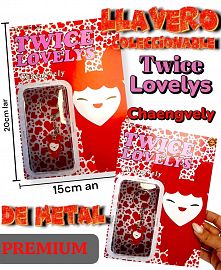 Llavero Premium Coleccionable de Metal  Twice Lovelys (CHAENGVELY)