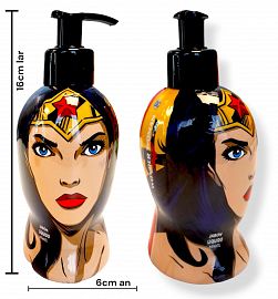 Jabon liquido Princesas modelo MUJER MARAVILLA ( Wonder woman ) x 250ml