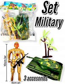 Set Military +3 Accesorios