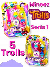 Set Munecos Trolls Tapimovil X5 Figuras Coleccionables
