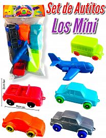 Set de 6 Autitos LOS MINI 
