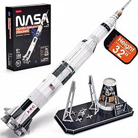 Cubic Fun Rompecabeza 3D NASA: Apolo Saturno V
- Cohete (136 Piezas)