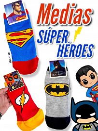 Set de 12 Pares de Medias SUPER HEROES