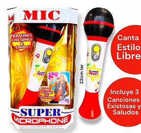SUPER MICROFONO DE MANO TOYLAND MUSICAL KARAOKE
