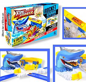 PISTA DE AUTOS TOYLAND CON LANZADOR TIBURON