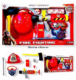SET BOMBERO TOYLAND FIRE FIGHTING EN CAJA CON ACCESORI
