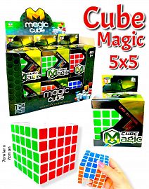 Cubo Mágico LZC 5x5 en caja exhibidora x12