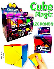 Cubo Mágico LZC Rombo x12 en caja exhibidora