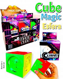 Cubo Mágico LZC esfera en caja exhibidora x12